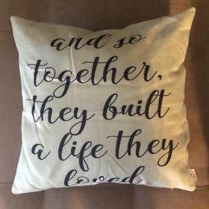 Throw pillow